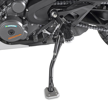 KTM Adventure 390 [GIVI] - Fuß-Verbreiterung aus Aluminium und Edelstahl für den Original Seitenständer