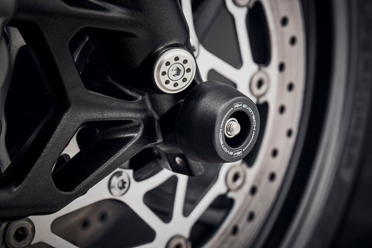Triumph Street Triple RS [2020–2022] - Achsprotektoren-Kit – 360° Ansicht 22