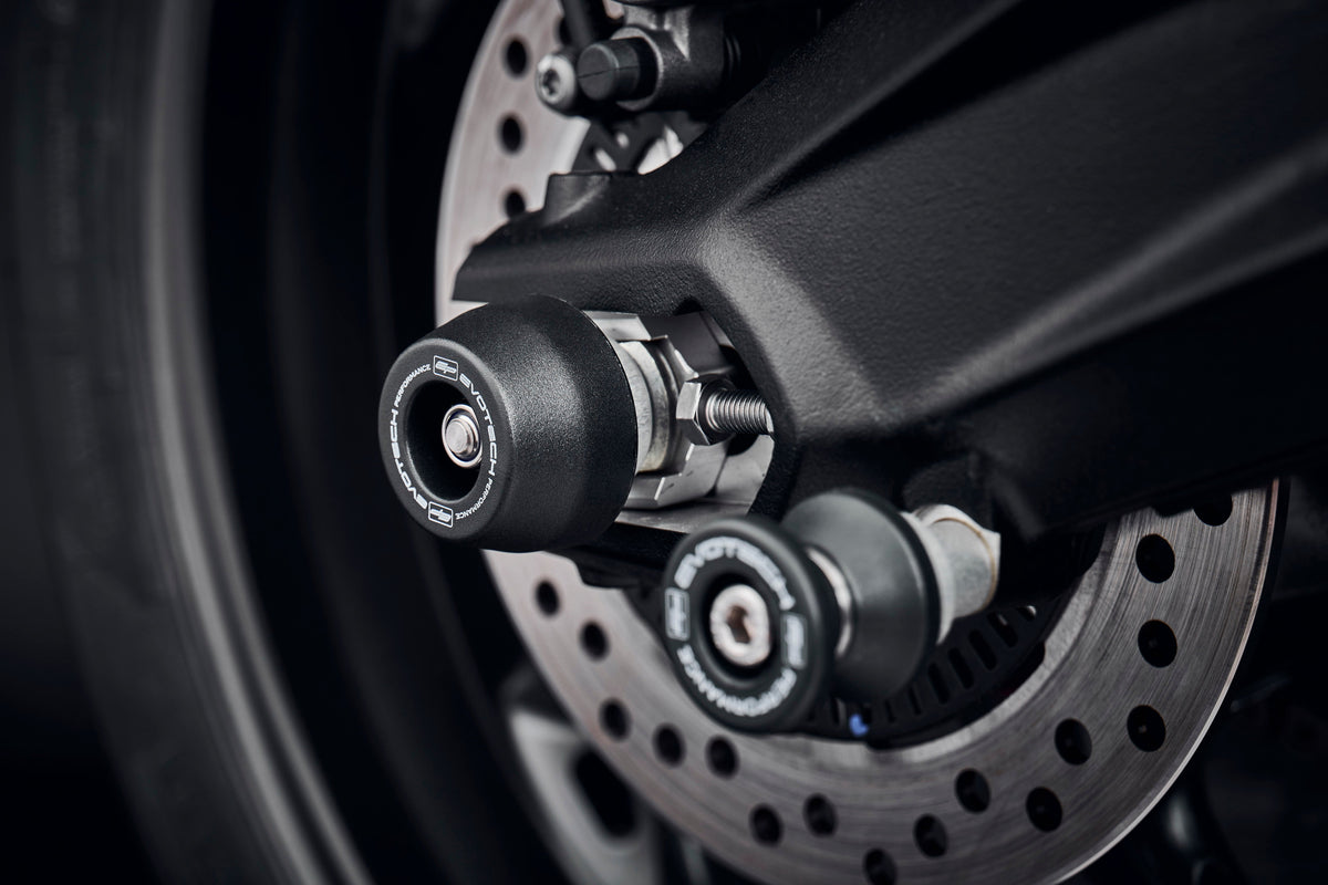 Triumph Street Triple S (660) [ab 2020] - Achsprotektoren-Set – 360° Ansicht 7