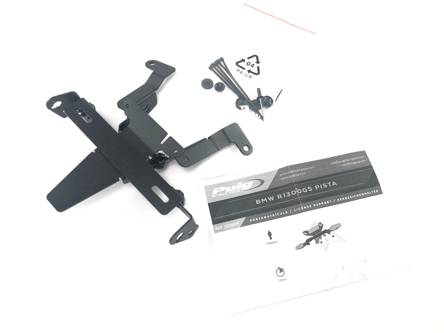 BMW R 1300 GS [2025] - License plate holder Pista 13 black