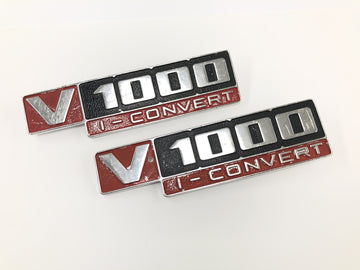 Moto Guzzi V 1000 Convert VG [1981] - Embleme Seitendeckel Schriftzüge Plaketten