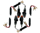 4 LED Blinker Schwarz Widerstände [E-Prüfzeichen] - Suzuki Bandit GSF 400 600 650 1200-1