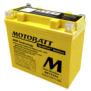 SKI DOO SKANDIC WT 600 ACE [2012-2013] - MBTX20U Yellow 12V22.5Ah 335CCA