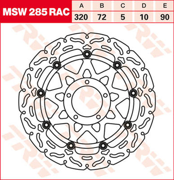Ducati Multistrada 950 ABS 950 AA05AA/AA06JA [2017-2018] - Bremsscheibe vorne