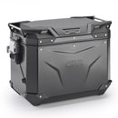 Alu-Seitenkoffer Trekker Outback EVO 48, schwarz – Rechts, 48 Liter / SMART SECURITY LOCK