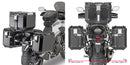 Honda NX 500 E-Clutch [GIVI] - tubular steel side case carrier PL ONE-FIT for the Trekker Outback MONOKEY®