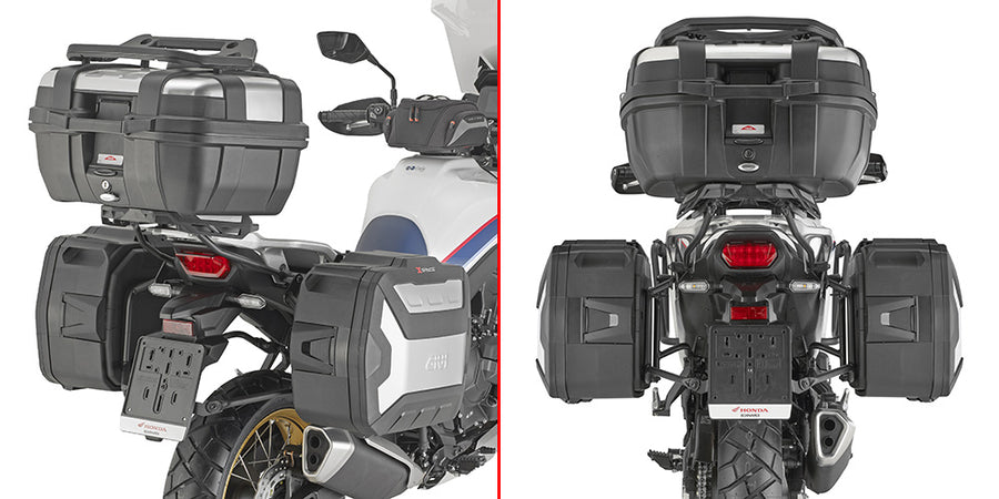 Honda XL 750 Transalp E-Clutch [GIVI] - Seitenkofferträger PL ONE-FIT für die Konfiguration von MONOKEY® Seitenkoffern
