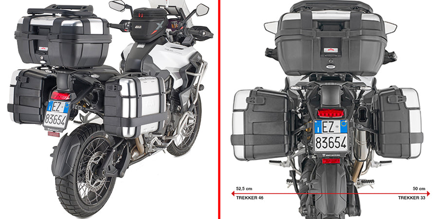 Triumph Tiger 1200 GT Explorer [GIVI] - Seitenkofferträger PL ONE-FIT für die Konfiguration von MONOKEY® Seitenkoffern