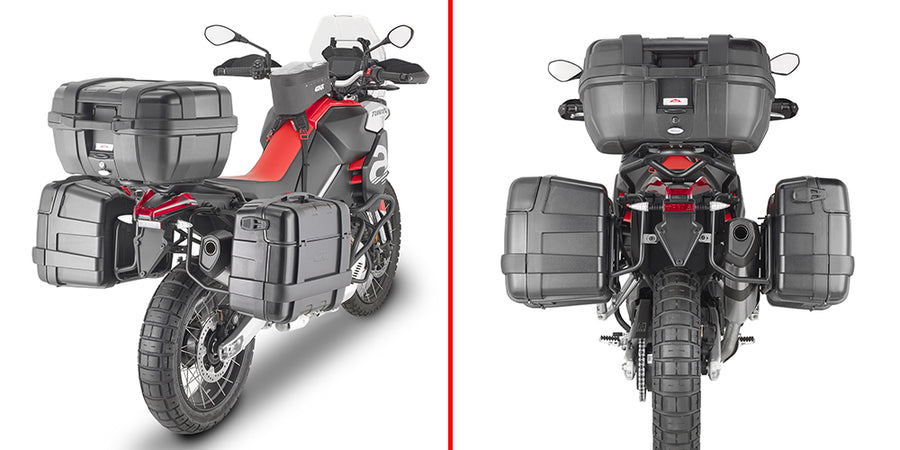 Aprilia Tuareg Rally 660 [GIVI] - Seitenkofferträger PL ONE-FIT für die Konfiguration von MONOKEY® Seitenkoffern oder