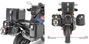 KTM Super Adventure R 1290 [GIVI] - tubular steel side case carrier PL ONE-FIT for the Trekker Outback MONOKEY®
