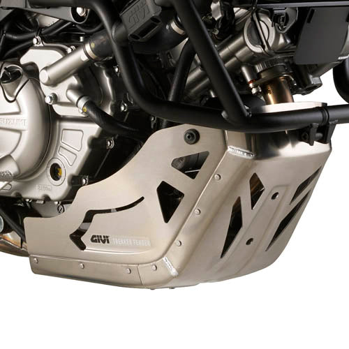 Suzuki DL 650 V-Strom L2 L3 L4 L5 L6 [GIVI] - Motorschutz aus satiniertem und eloxiertem Aluminium mit TN3101 kompatibel