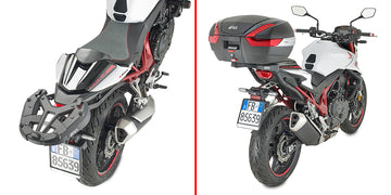 Honda CB 750 Hornet [2023–2025] – Topcaseträger für Monokey/Monolock, mit M5 Platte