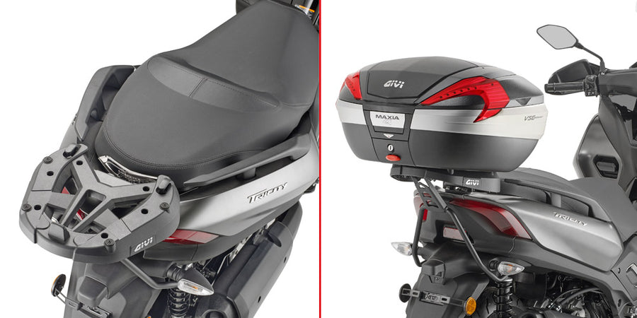 Yamaha X-MAX 125 [GIVI] - Topcase Träger für MONOKEY® oder MONOLOCK® Koffer zu montieren mit der MONOKEY® Platte M5