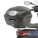 Piaggio Medley 125-150 [GIVI] - Topcase Träger für MONOLOCK® Koffer schwarz Benutzen Sie die im Koffer mitgelieferte
