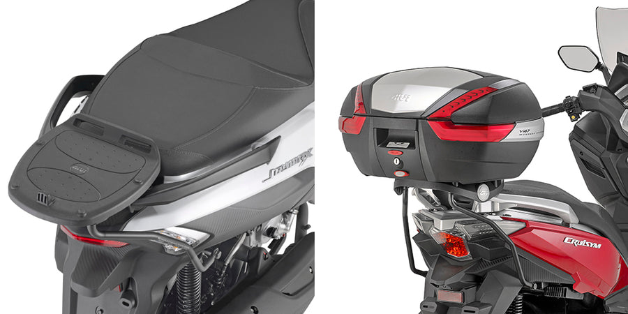 SYM Joymax Z+ 300 [GIVI] - Top case carrier for MONOKEY® or MONOLOCK® cases to be mounted with the MONOKEY® plate M5
