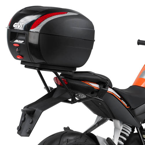 KTM Duke 125-200-390 [GIVI] - Topcase Träger für MONOLOCK® Koffer benutzen Sie die im Koffer mitgelieferte MONOLOCK®