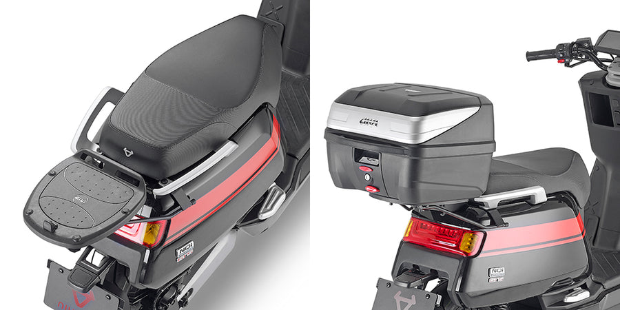 Niu NQI [GIVI] - Topcase Träger für MONOLOCK® Koffer benutzen Sie die im Koffer mitgelieferte MONOLOCK® Platte