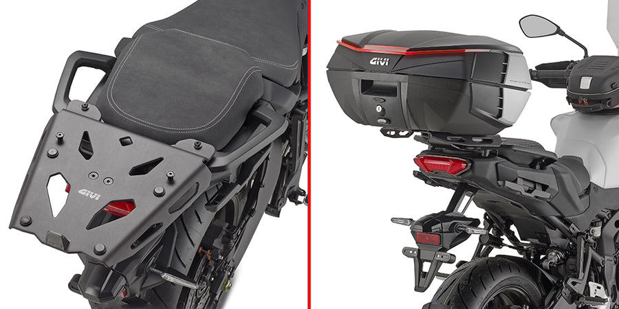Yamaha Tracer 9 / Tracer 9 GT / Tracer 9 GT+ [GIVI] - Träger aus eloxiertem Aluminium für MONOKEY® Koffer