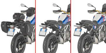 BMW F 450 GS [GIVI] - Paar spezifischer einziehbarer Stealth Halterungen aus mit Glasfaser verstärktem Technopolymer mit