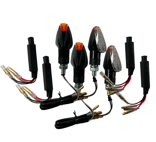 4 LED Blinker Klar Widerstände [E-Prüfzeichen] - Suzuki SV 650 1000 V-Strom