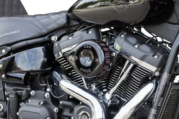Harley-Davidson FLSTFI 1923 Softail Fat Boy Gray Ghost 117 [2025] - Mini Teardrop Stealth Luftfilter-Kit – Bild 11