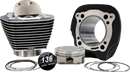 Harley-Davidson FLTRT 1868 Road Glide 3 114 [2025] - 132" Hochverdichtungs- / 136" Big Bore Kit – Oberfläche: Schwarz, Nicht hervorgehobene Kühlrippen – Merkmal: +8,5 cm³ Kuppelvolumen – Bild 1