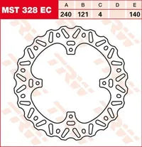 Red Moto CRF 450 RX Supermoto [2017-2018, 2020] - Wave® brake disc - picture 8