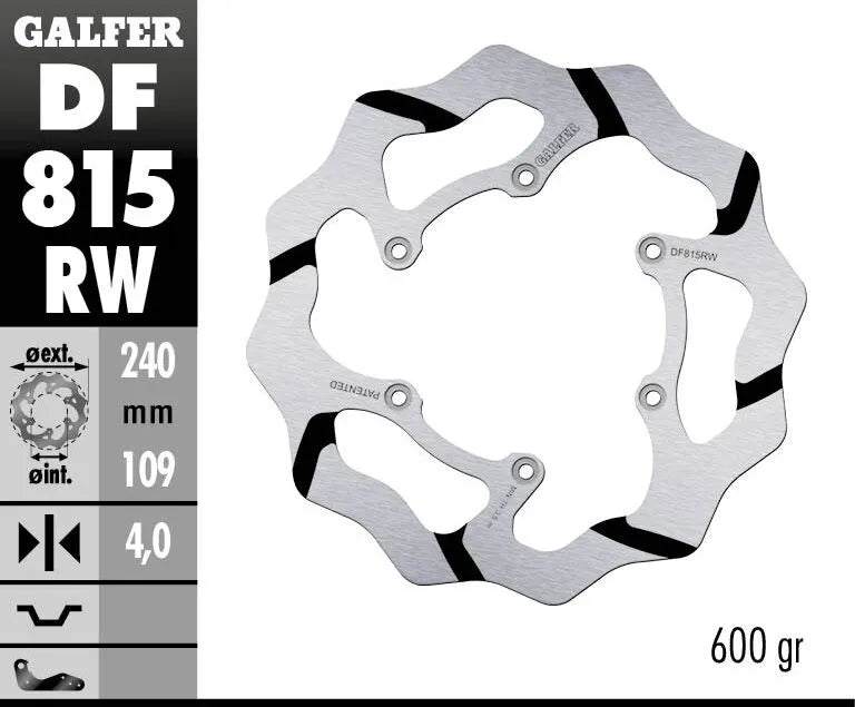 Beta XTRAINER 300 LC Oil mix [2023] - BRAKE DISC FIXED WAVE GROOVED OVERSIZE – Image 2