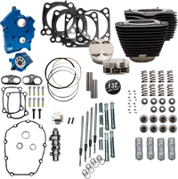 Harley-Davidson FLSTFI 1923 Softail Fat Boy Gray Ghost 117 [2026] - 132" Power Package Motorleistungs-Kit – Oberfläche: Schwarz, Nicht hervorgehobene Kühlrippen – Bild 11