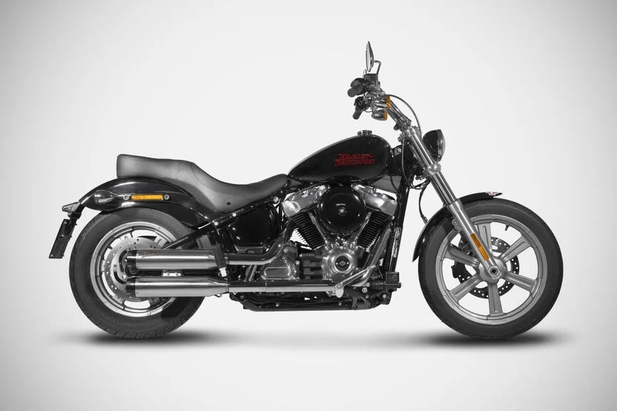 harley-davidson street bob [ZARD] – Overlapped slip-ons silencer for HD-SOFTAIL M8
