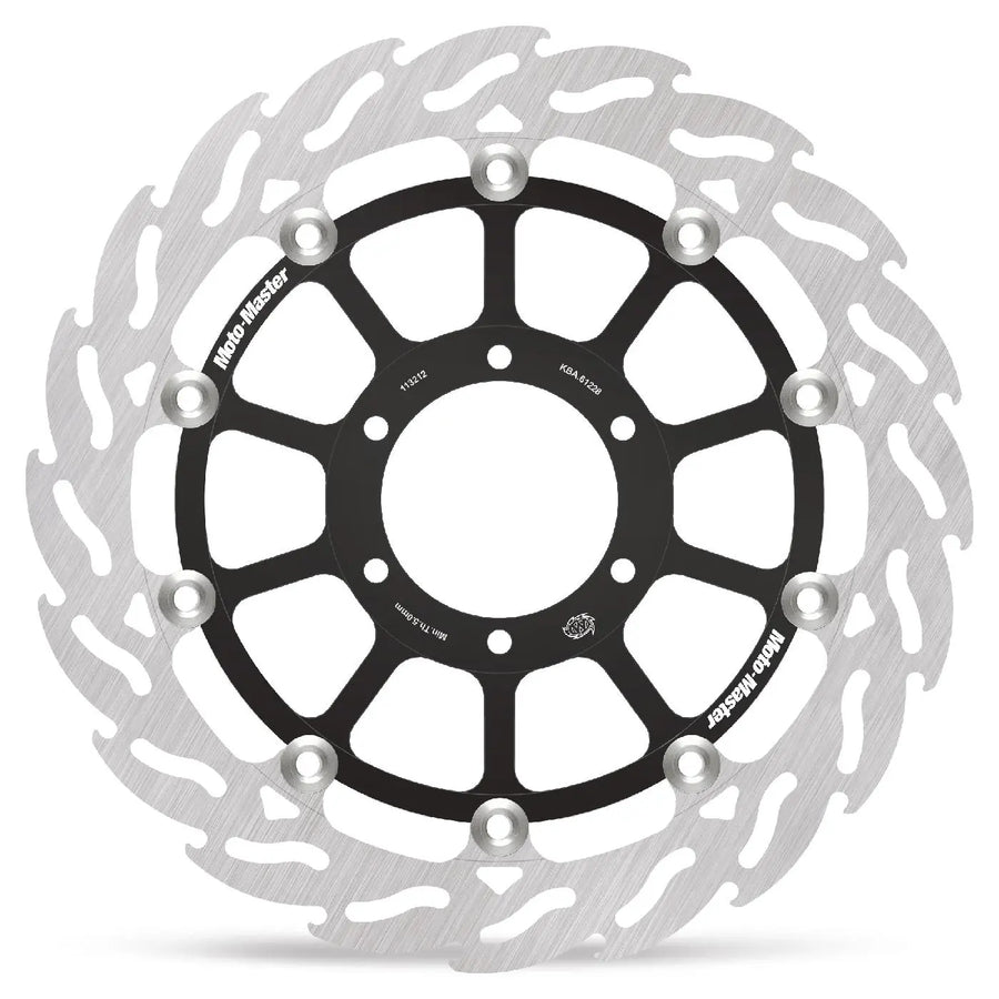 BMW S 1000 R [2025-2026] - FLAME floating aluminum brake disc - surface: black, silver - item no. 113212 – Image 1