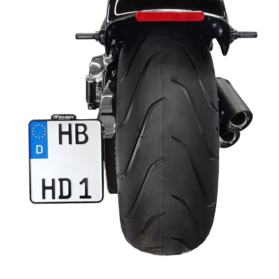 harley-davidson street bob [HEINZ BIKES] – slip-in license plate holder
