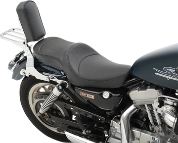 harley-davidson sportster s [DRAG SPECIALTIES] – Flache Vinyl-Doppelmuldensitzbank