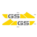 BMW R 1150 GS Adventure [2002-2006] - Gelbe „40th“-Tankaufkleber