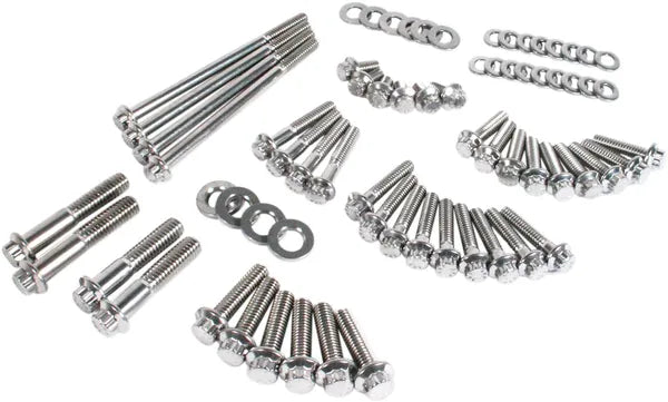 Harley-Davidson FXDBA 1584 Dyna Street Bob Limited [2013] - Dress-Up 12-Point External Primary/Transmission Engine Bolts Kit - Image 2