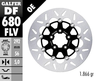 Harley-Davidson FXST 1584 Softail Standard [2010] - Round floating brake disc - picture 2