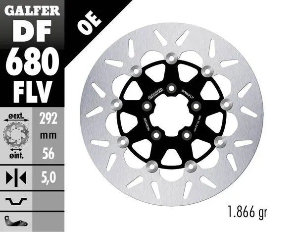 Harley-Davidson FXST 1690 Softail Standard [2012-2014] - Round floating brake disc - picture 4