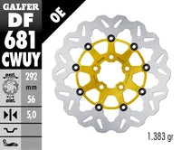 Harley-Davidson FXDBP 1690 Dyna Street Bob Factory Custom [2016] - brake discs - surface: gold, silver - picture 6