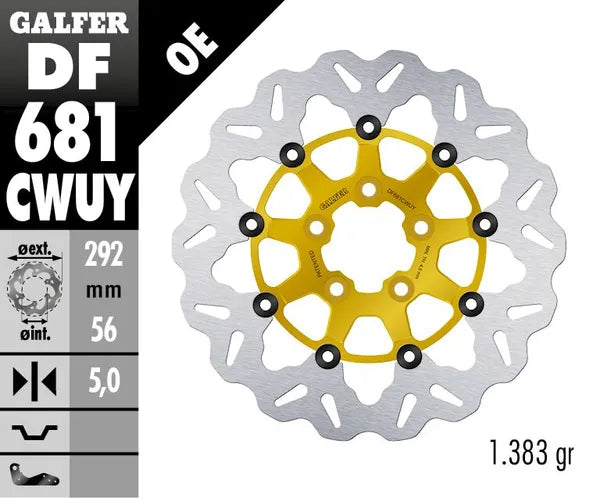 Harley-Davidson FXDBP 1690 Dyna Street Bob Factory Custom [2016] - brake discs - surface: gold, silver - picture 4