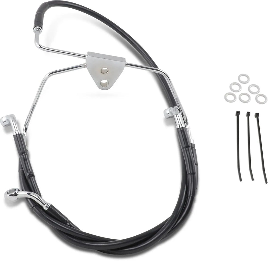 harley davidson flhtc [DRAG SPECIALTIES] - Stainless steel brake line kit