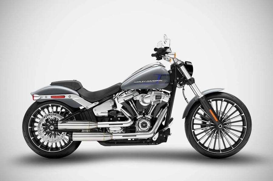 harley davidson flfb [ZARD] – Overlapped rear silencer for HD-SOFTAIL (BREAKOUT/FAT BOY)