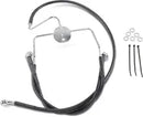 Harley Davidson Flhr [DRAG SPECIALTIES] – Verlängertes Bremsleitungs-Kit aus schwarzem Vinyl