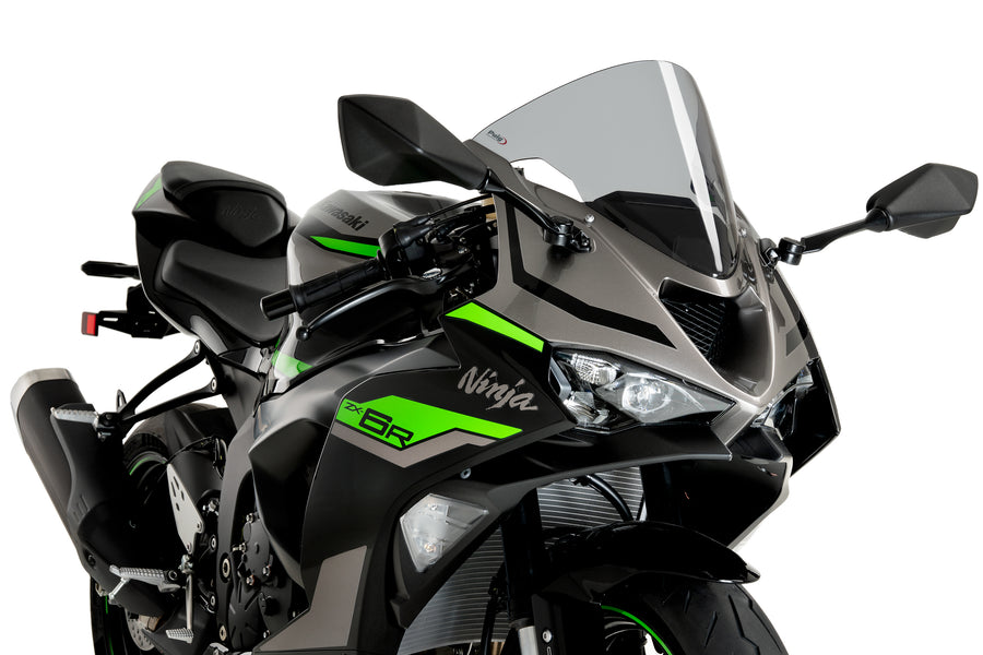 KAWASAKI ZX-6R NINJA [2025] – R-Racer Screen – Matte Black