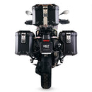 BMW R nineT 1200 Scrambler [2016-2023] - Atlas 44L Universal-Aluminium-Topcase + -Gepäckträger mit Soziusgriffen zur Befestigung der Topcaseplatte