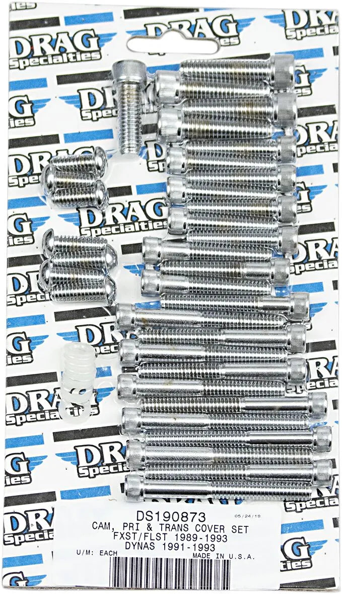 harley davidson fxsts [DRAG SPECIALTIES] - Camshaft/Primary/Transmission Cover Bolts Set