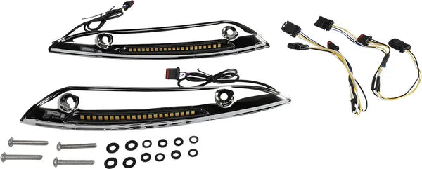 Harley Davidson Fltr [CUSTOM DYNAMICS] – Genesis® 4 Dynamische LED Road Glide® Windschutzscheibenleiste