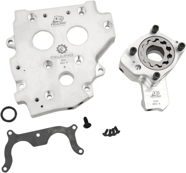 Harley-Davidson FLSTSCI 1450 EFI Softail Springer Classic [2005] - OE+ Oil Pump/Cam Plate Kit - Type: Chain Drive - Feature: Incl. Tensioner Pins and Guide - Figure 4