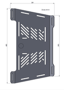 Suzuki V-Strom 650 L2 [2012-2016]-Luggage bridge extension-2