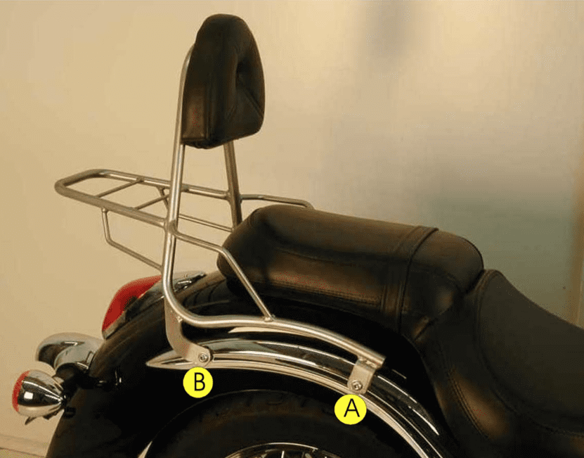 Kawasaki VN 900 Cla [2006-2017] - Sissybar mit Gepäckbrücke