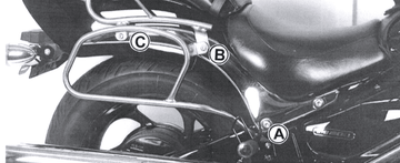 Suzuki M 800 Intruder [2005-2009] - Packtaschenhalter